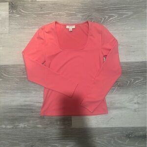 Coral Long Sleeve Top